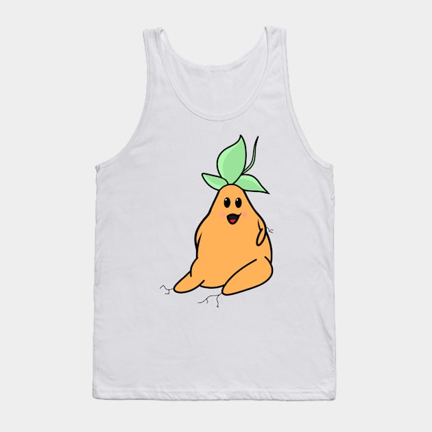 Chubby smiling mandrake Tank Top by The Pretty Hippo Company